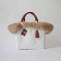 WOVEN/ウーヴン WOVEN fur－bkbag－wh－gy/506883962