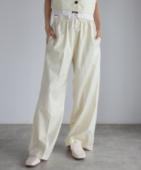 Bonjour Sagan/ボンジュールサガン BONJOUR SAGAN double waist stripe pants / ピンストライプダブルウエストパンツ/506893826