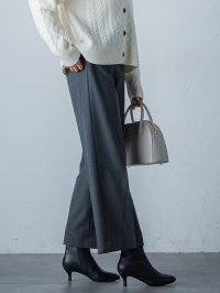 LAUTREAMONT/ロートレアモン LAUTREAMONT 両面起毛ストレッチワイドパンツ≪洗える≫/506897431