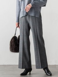 LAUTREAMONT/ロートレアモン LAUTREAMONT 両面起毛ストレッチワイドパンツ≪洗える≫/506897431