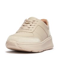 fitflop/フィットフロップ fitflop F－MODE LEATHER/SUEDE FLATFORM SNEAKERS/507110409