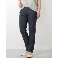BAZAINE/バゼーヌ BAZAINE デニム柄ストレッチパンツ/507380176