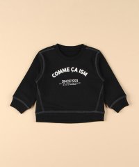 COMME CA ISM KIDS/3本針ステッチ ベーシックロゴトレーナー(ベビーサイズ)/507510912
