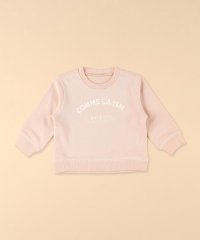 COMME CA ISM KIDS/3本針ステッチ ベーシックロゴトレーナー(ベビーサイズ)/507510912