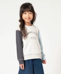 COMME CA ISM KIDS/3本針ステッチ ベーシックロゴトレーナー/507510913
