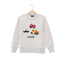 kladskap/クレードスコープ kladskap 働く車編みモチーフトレーナー/507528576