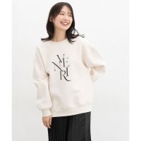 Honeys/ハニーズ Honeys ロゴプリントゆるトップス トップス スウェット 長袖 オーバーサイズ ハニぽか あったか ゆったり 裏起毛 レディース/507531974