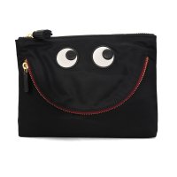 ANYA HINDMARCH/アニヤハインドマーチ Anya Hindmarch ポーチ アイズ ハッピー ポーチ 5050925 193559 BLACK/507533923