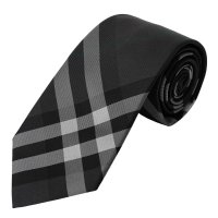 BURBERRY/バーバリー BURBERRY ネクタイ チェック シルクタイ ネクタイ 8092950 A1008 CHARCOAL/507533942
