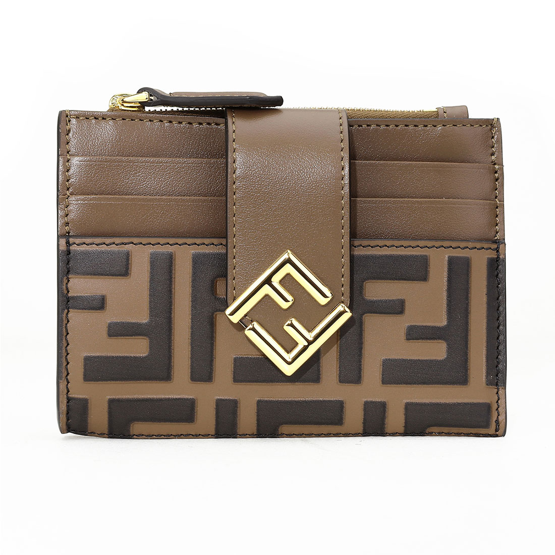 セール】フェンディ FENDI カードケース FFダイヤモンド ジップ