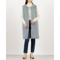 Anna Nicola/アンナニコラ Anna Nicola ファー×ボアロングベスト/507544862