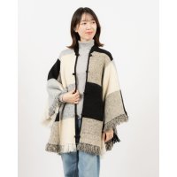 CLANE/クラネ CLANE WIDE CHECK PONCHO/507544908