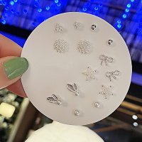 shoppinggo/ショッピングゴー shoppinggo ピアスセット 曜日別 スタッドピアス パール ストーン ボール シンプル 小さめ 定番 おしゃれファッション小物 マルチ/507545396