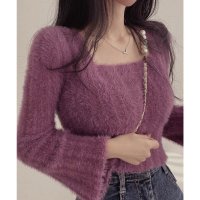 miniministore/ミニミニストア miniministore ショート丈 シャギーニットトップス韓国風/507546460