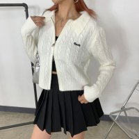 non-hedge/ノンヘッジ non－hedge ケーブルロゴ刺繍ZIPポロ/507549141