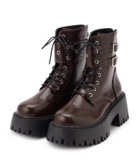 csT&P/シーエス ティーアンドピー csT&P 厚底ダブルベルトレースアップブーツ/507550897