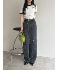 LILY BROWN/【WEB限定】【LILY BROWN×MARY QUANT】デイジー柄ワイドデニムパンツ/507551477