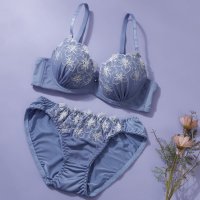 palissee/パリーゼ Palissee シルバーラメフラワー3/4モールドカップブラ＆ショーツ【返品不可商品】/507551601