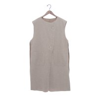 EGLANTINE/エグランティーヌ EGLANTINE フェイクウールロングジレ/507551654