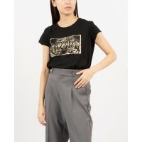 RINASCIMENTO/リナシメント RINASCIMENTO RロゴフラワーTシャツ/507551740