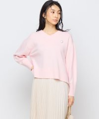 KUMIKYOKU（LARGE SIZE）/【8色展開・手洗い可】ウールカシミヤミックス Vネックニット/507552108