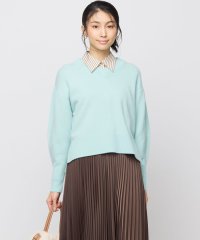 KUMIKYOKU（LARGE SIZE）/【8色展開・手洗い可】ウールカシミヤミックス Vネックニット/507552108