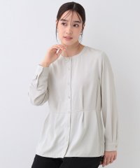 SHOO・LA・RUE/【S－3L】さらり軽やか インせず決まる ペプラムブラウス/507552165