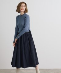 grove/配色リブニットドッキングワンピース/507553685
