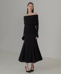 Leja/レジャ Leja ストーンオフショルダーアームカバー付き2WAYマーメイドワンピースドレス結婚式 パーティードレス 20代 30代 40代/507553844