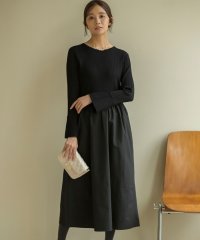 KUMIKYOKU（LARGE SIZE）/【WEB限定】リブニットコンビワンピース/507555119