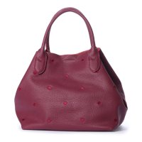 perche/＜ロングセラー＞【テレビ ドラマ着用アイテム】ペルケ perche / 牛革ドット刺繍トートバッグ/500132832