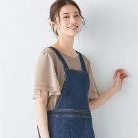 Viola e Viola/【5つの機能付】袖シフォンゆるＴシャツ/507019221