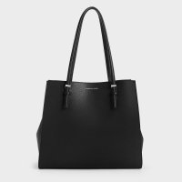 CHARLES & KEITH/クラシックダブルハンドル トートバッグ/507031737