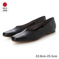 IKplus/アイケープラス IKplus 【日本製】【レイン対応】センターシーム美脚フラットシューズ 【晴雨兼用】■アイボリーエナメル■/507049653