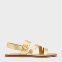 CHARLES & KEITH/Yara ヤラ ターンロックストラッピーサンダル 【再入荷】/507096459