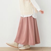Viola e Viola/ヴィオラ エ ヴィオラ Viola e Viola 【蓄熱保温】裏ファーフレアースカート（マキシ丈）/507159825