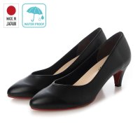 IKplus/アイケープラス IKplus 【日本製】 【レイン対応】美脚姿勢スタイルブイカットパンプス 1680■ブラックドークレーサテン/RD■/507164324
