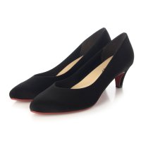 IKplus/アイケープラス IKplus 【日本製】 【レイン対応】美脚姿勢スタイルブイカットパンプス 1680■ブラックドークレーサテン/RD■/507164324