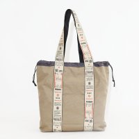 COOCO/クーコ COOCO オリジナル柄テープビッグ巾着2WAYトートバッグ／A4対応/507184423