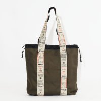 COOCO/クーコ COOCO オリジナル柄テープビッグ巾着2WAYトートバッグ／A4対応/507184423