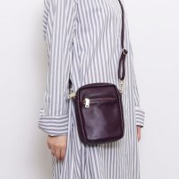 COOCO/クーコ COOCO シュリンクレザー縦型ミニショルダーバッグ/507184468