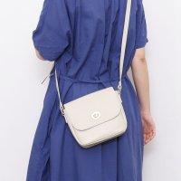 COOCO/クーコ COOCO シュリンクレザーヒネリ金具カブセショルダーバッグ/507184470