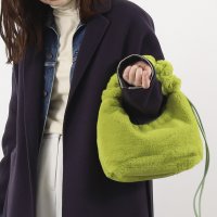 COOCO/クーコ COOCO ギャザーハンドルエコファーミニワンショルダーバッグ/507184542