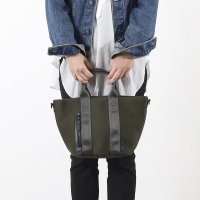 COOCO/クーコ COOCO ダイバー風素材テープハンドル2WAYトートバッグ/507184550