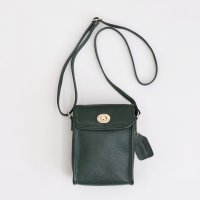 COOCO/クーコ COOCO シュリンクレザーヒネリ金具縦型ポシェット/507184564