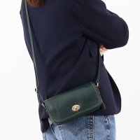 COOCO/クーコ COOCO シュリンクレザーヒネリ金具横型ポシェット/507184565