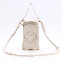 COOCO/クーコ COOCO SMILEY／スタッズフェイクレザースマホショルダーバッグ/507184576