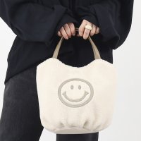 COOCO/クーコ COOCO SMILEY／ボアコロントートバッグ/507184582