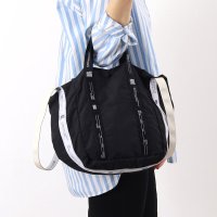 COOCO/クーコ COOCO NEWロゴテープxシワナイロンダブルハンドルトートバッグ/507184616