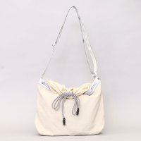 COOCO/クーコ COOCO NEWロゴテープxシワナイロン口折ショルダーバッグ/507184617
